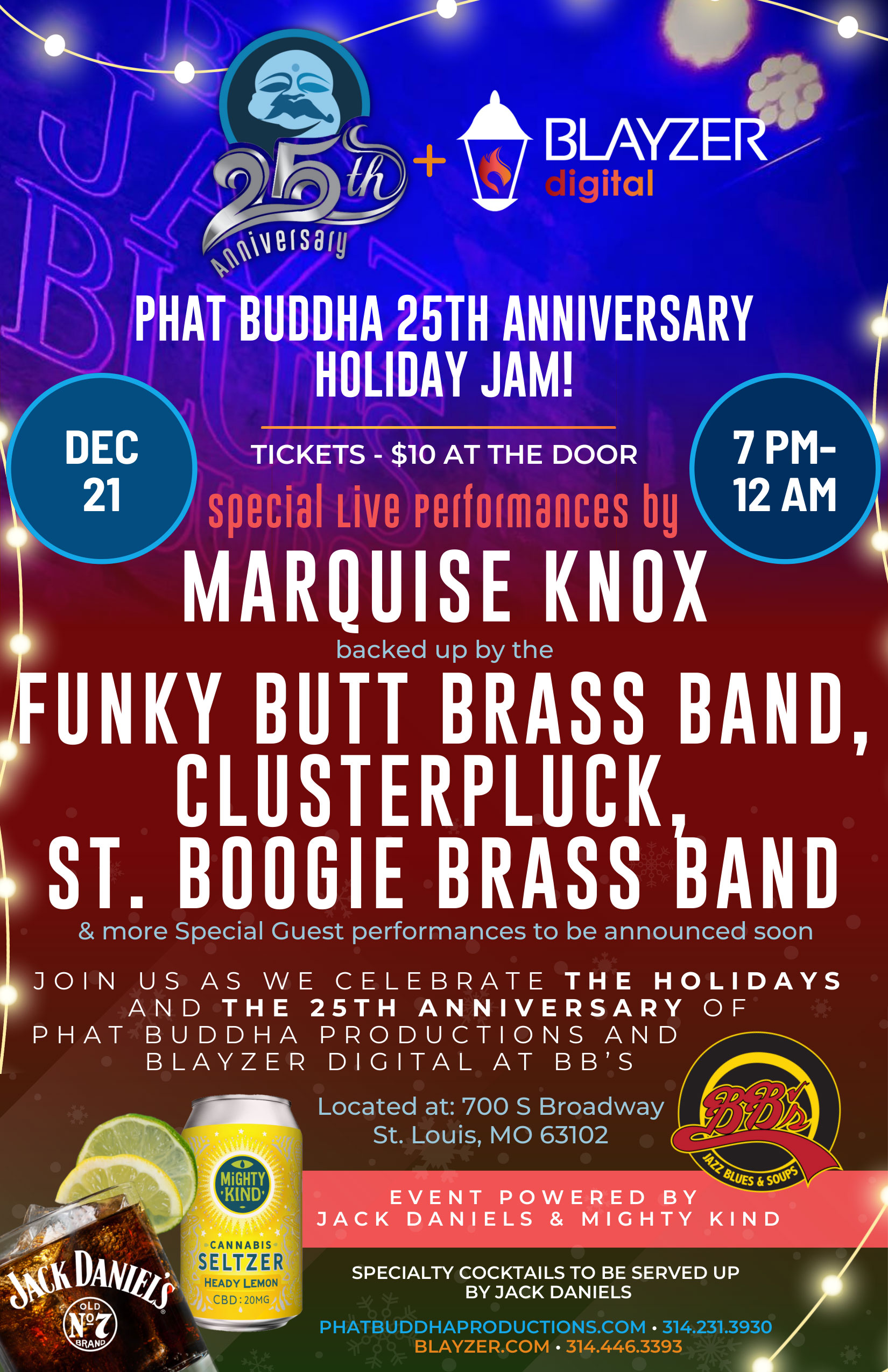 Phat Buddha Anniversary – BB's Jazz, Blues & Soups